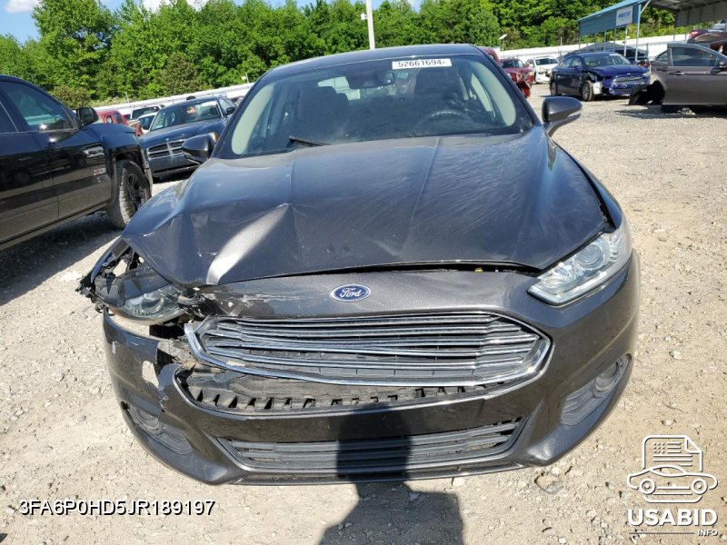 Thumbnail of 2018 Ford Fusion Se with VIN 3FA6P0HD5JR189197