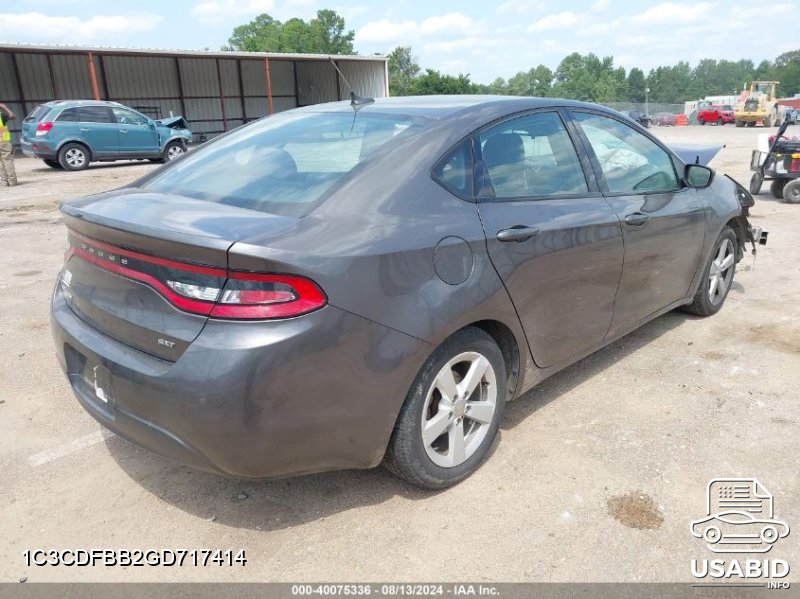 Thumbnail of 2016 Dodge Dart Sxt with VIN 1C3CDFBB2GD717414