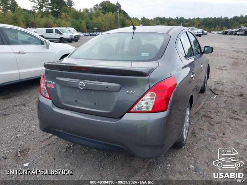 Thumbnail of 2018 Nissan Versa S/S Plus/Sv/Sl with VIN 3N1CN7AP5JL867002