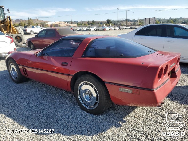 Thumbnail of 1984 Chevrolet Corvette with VIN 1G1AY0781E5145267