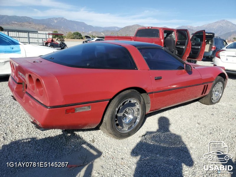 Thumbnail of 1984 Chevrolet Corvette with VIN 1G1AY0781E5145267